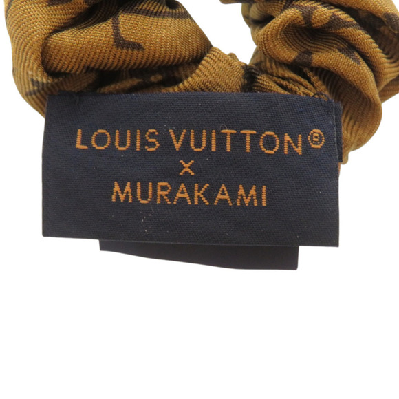 Like new Louis Vuitton Takashi Murakami Monogram Cherry Scrunchie M96069 Silk... - Picture 3 of 4